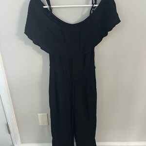Old Navy Off-Shoulder Black Jumpsuit
